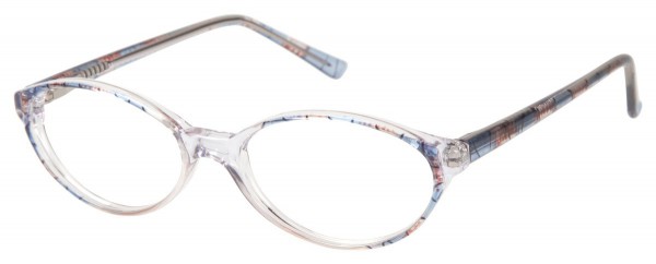 ClearVision CASSIE Eyeglasses, Blue Brown Mix