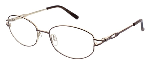 ClearVision DARLA Eyeglasses, Brown