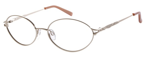 ClearVision JENA Eyeglasses, Gold Matte