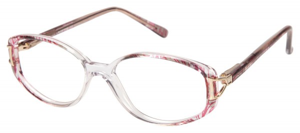 ClearVision ROSALIND Eyeglasses, Mauve Mix