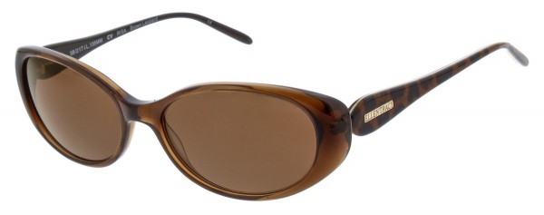 Ellen Tracy RISA Sunglasses, Brown Leopard