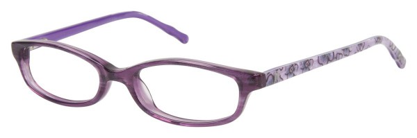 Jessica McClintock JMC 427 Eyeglasses, Purple Horn