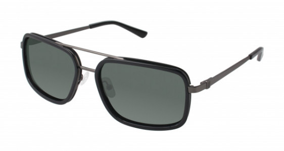 Geoffrey Beene G822 Sunglasses, Black (BLK)