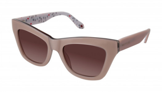 Lulu Guinness L124 Sunglasses, Taupe (TAU)