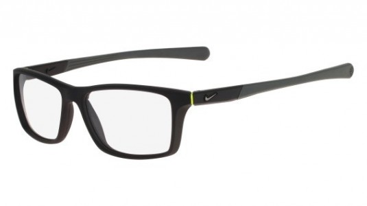 Nike NIKE 7087 Eyeglasses, (005) MATTE BLACK-VOLT