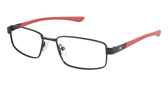 Champion 2009 Eyeglasses, C01 Black/Red