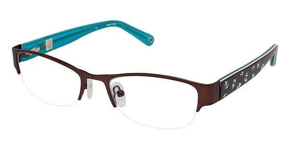 Sperry Top-Sider Ocean City Eyeglasses, C02 Matte Dk Brown