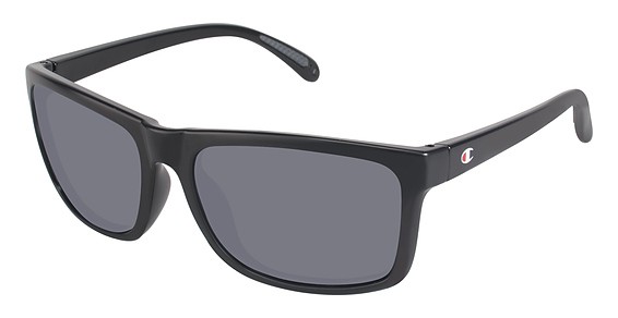 Champion 6008 Sunglasses, C01 Matte Black (Silver Flash)