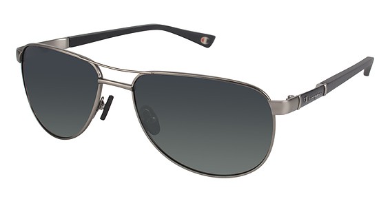 Champion 6004 Sunglasses, C01 Gun/Black (G-15 Gradient)