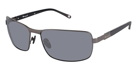 Champion 6003 Sunglasses, C01 Gun/Black (Grey)