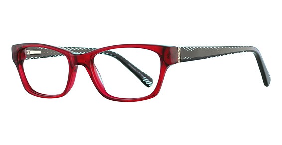 Avalon 8057 Eyeglasses, Red/Black