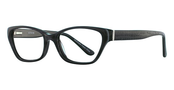 Avalon 8064 Eyeglasses, Black Croco