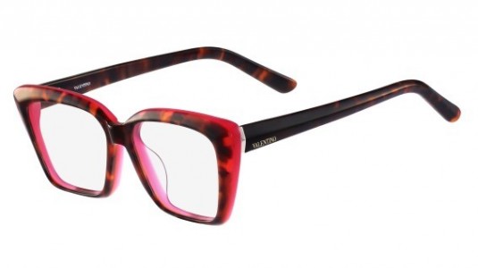 Valentino V2662 Eyeglasses, (221) HAVANA-FUCHSIA