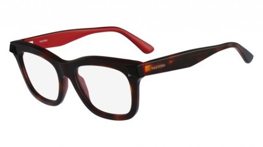 Valentino V2687 Eyeglasses, (240) HAVANA-ROUGE