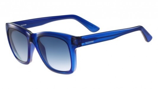 Valentino V725S Sunglasses, (419) TRANSPARENT BLUE