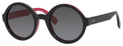 Fendi Ff 0120/S Sunglasses, 0MFQ(HD) Black Fuchsia