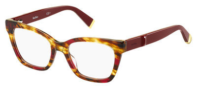 Max Mara Mm 1247 Eyeglasses, 0MCY(00) Red Havana Burgundy