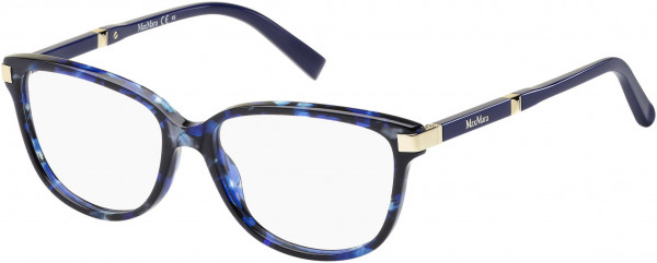 Max Mara MM 1253 Eyeglasses, 0H8D Blue Havana Gold