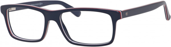 Tommy Hilfiger TH 1328 Eyeglasses, 0VLK Blue Red White