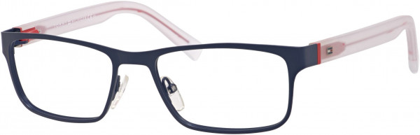 Tommy Hilfiger TH 1362 Eyeglasses, 0K5U Blue Crystal Red