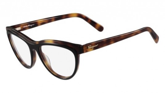 Ferragamo SF2750 Eyeglasses, (006) BLACK-HAVANA