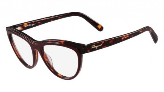 Ferragamo SF2750 Eyeglasses, (649) BURGUNDY-HAVANA