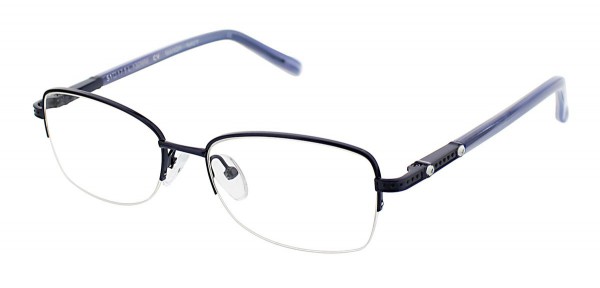 ClearVision MANDY Eyeglasses, Navy