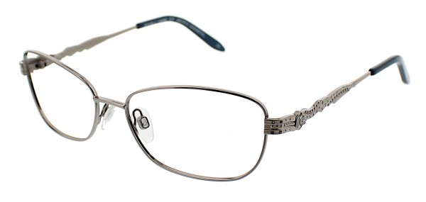 Jessica McClintock JMC 4012 Eyeglasses, Gunmetal