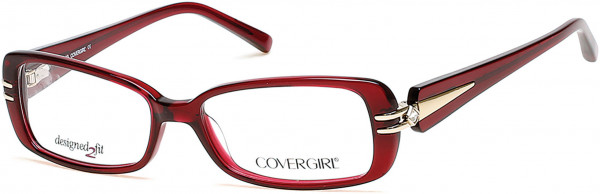 CoverGirl CG0451 Eyeglasses, 066 - Shiny Red