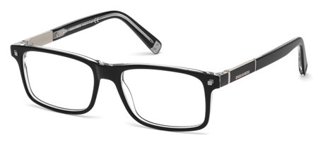 Dsquared2 DALLAS Eyeglasses, 003 - Black/crystal