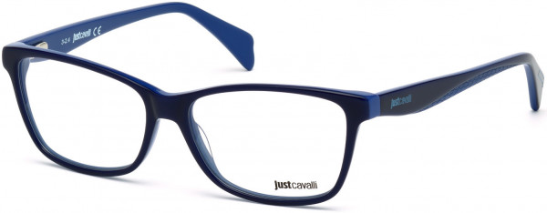 Just Cavalli JC0712 Eyeglasses, 090 - Shiny Blue