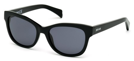 Just Cavalli JC-718S Sunglasses, 01A - Shiny Black / Smoke