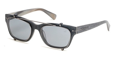 Kenneth Cole New York KC-0240 Eyeglasses, 65D - Horn/other / Smoke Polarized