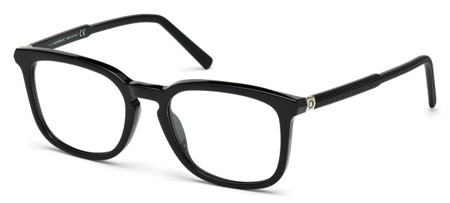 Montblanc MB-0609 Eyeglasses, 005 - Black/other