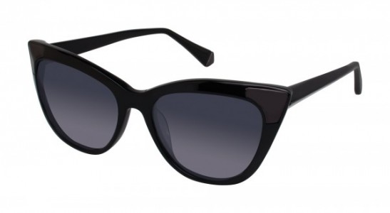 Kate Young K510 Seka Sunglasses, Black (BLK)