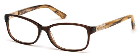 Swarovski FOXY Eyeglasses, 045 - Shiny Light Brown