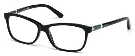 Swarovski FLAME Eyeglasses, 001 - Shiny Black