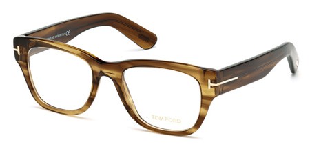 Tom Ford FT5379 Eyeglasses, 048 - Shiny Dark Brown