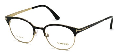 Tom Ford FT5382 Eyeglasses, 005 - Black/other