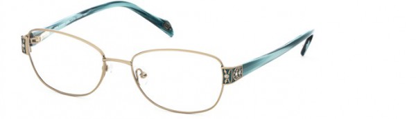 Laura Ashley Gail Eyeglasses, C3 - Gold/Blue