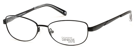 Catherine Deneuve CD0397 Eyeglasses, 001 - Shiny Black