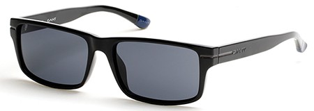 Gant GA7059 Sunglasses, 01A - Shiny Black  / Smoke