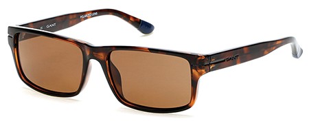 Gant GA7059 Sunglasses, 52H - Dark Havana / Brown Polarized