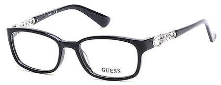 Guess GU-2558-F Eyeglasses, 005 - Black/other