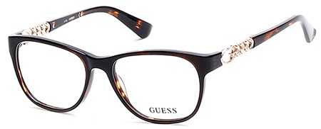 Guess GU-2559 Eyeglasses, 050 - Dark Brown/other