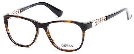 Guess GU-2559 Eyeglasses, 052 - Dark Havana