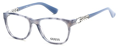Guess GU-2559 Eyeglasses, 056 - Havana/other