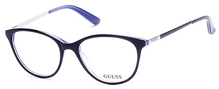 Guess GU-2565 Eyeglasses, 001 - Shiny Black
