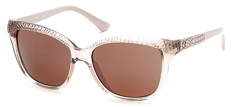 Guess GU-7401 Sunglasses, 57E - Shiny Beige / Brown