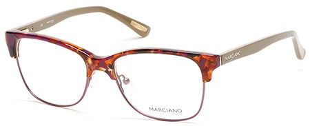 GUESS by Marciano GM0265 Eyeglasses, 055 - Coloured Havana
